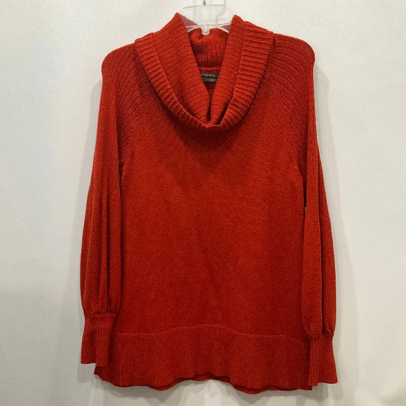 Women's Mandarin Collar SweatersSweater By Anthropologie In Red, Size: S