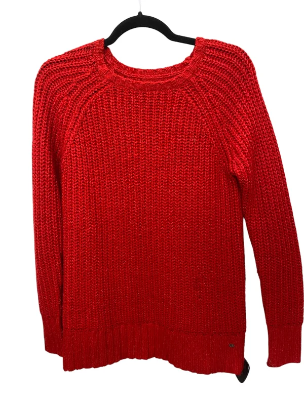 Women's Low Collar SweatersSweater By American Eagle In Red, Size: Xs