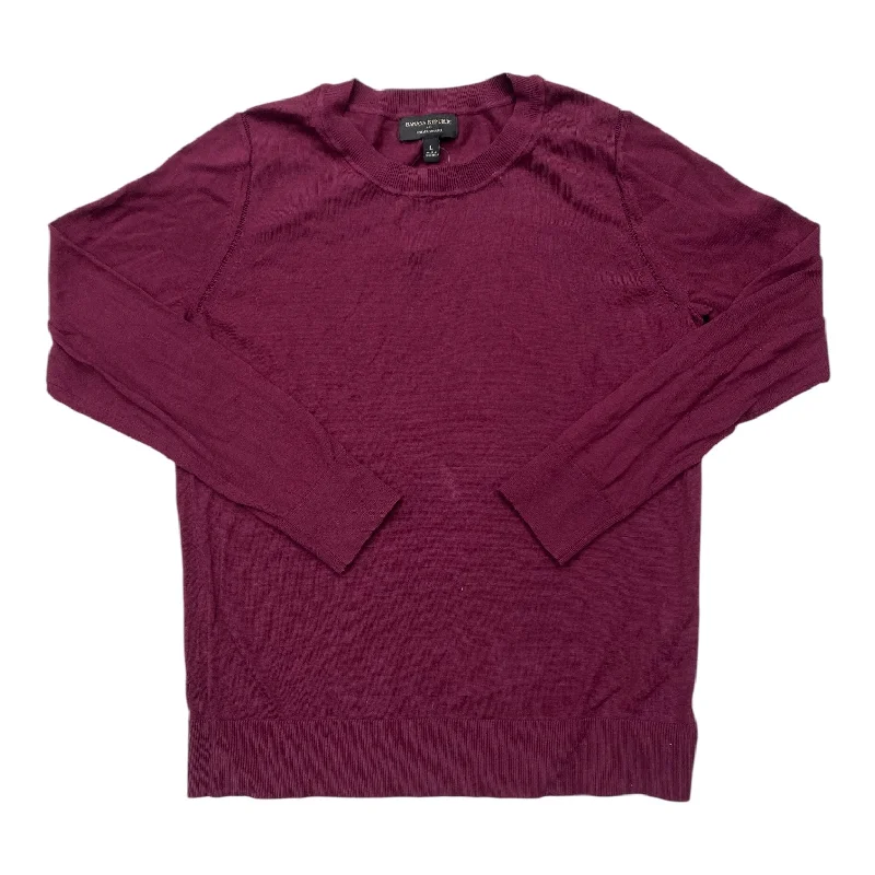 Women's Estonian Wool SweatersSweater By Banana Republic In Maroon, Size: L