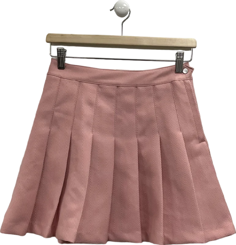 Women's Notched Collar SweatersH&M Pink Pleated Mini Skirt UK 8