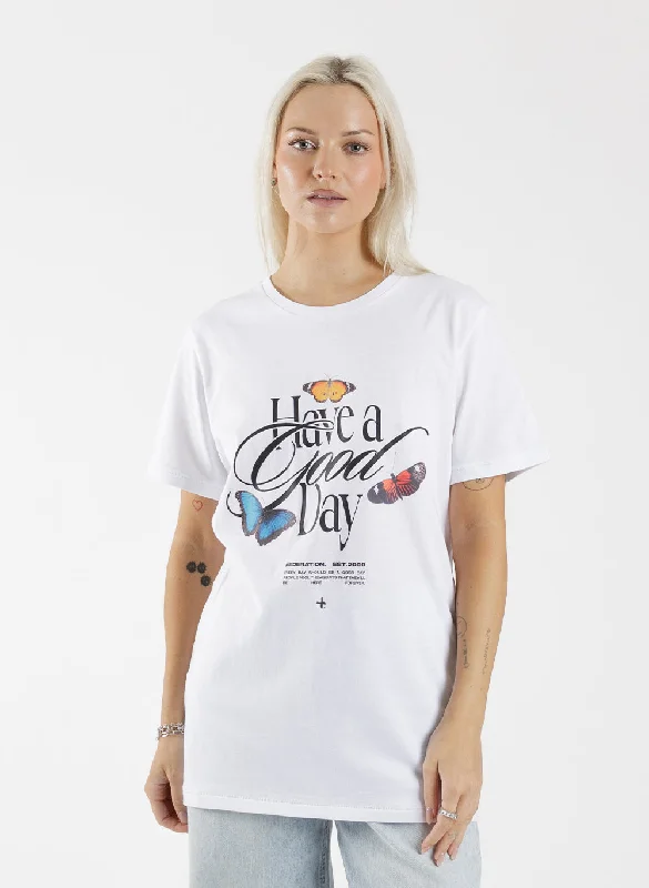 Women's Blouse with Low CollarRush Tee - Good Day