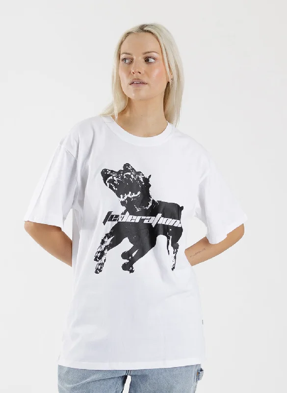 Women's Blouse with Lapel CollarOur Tee - Puppy