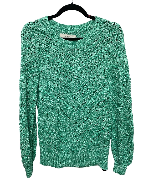 Women's Sweetheart Collar SweatersSweater By Loft In Green, Size: Xs