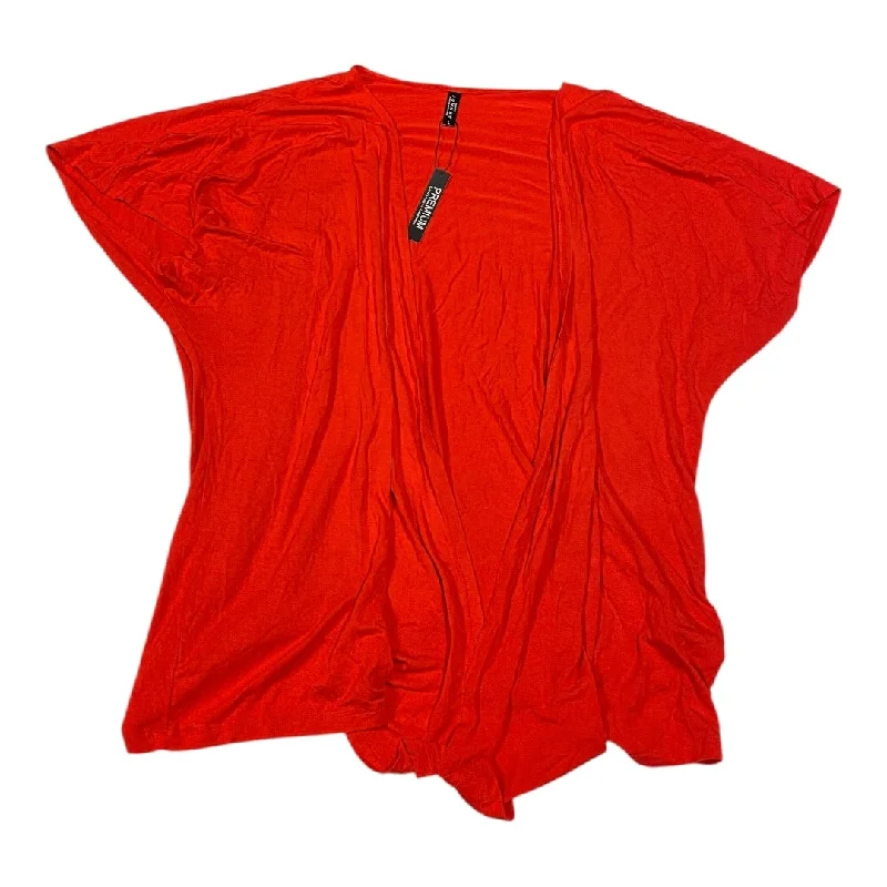 Women's Button-Up SweatersCardigan By Cmc In Red, Size: L