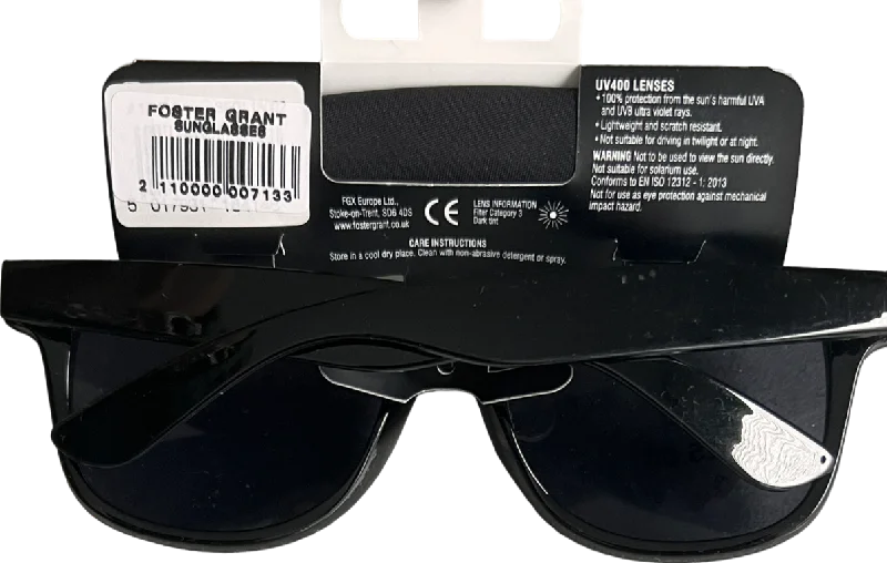 Women's Ribbed Sweatersfoster grant Black Max Block Sunglasses Uv400 Lenses