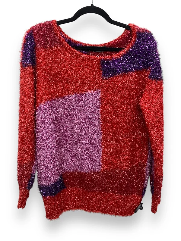 Women's Striped Woolen SweatersSweater By New York And Co In Multi-colored, Size: M