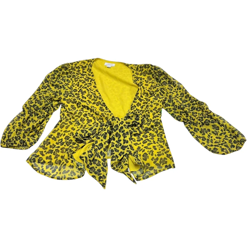 Women's Blouse with Three-Quarter SleevesBlouse 3/4 Sleeve By Sweet Pea In Animal Print, Size: M