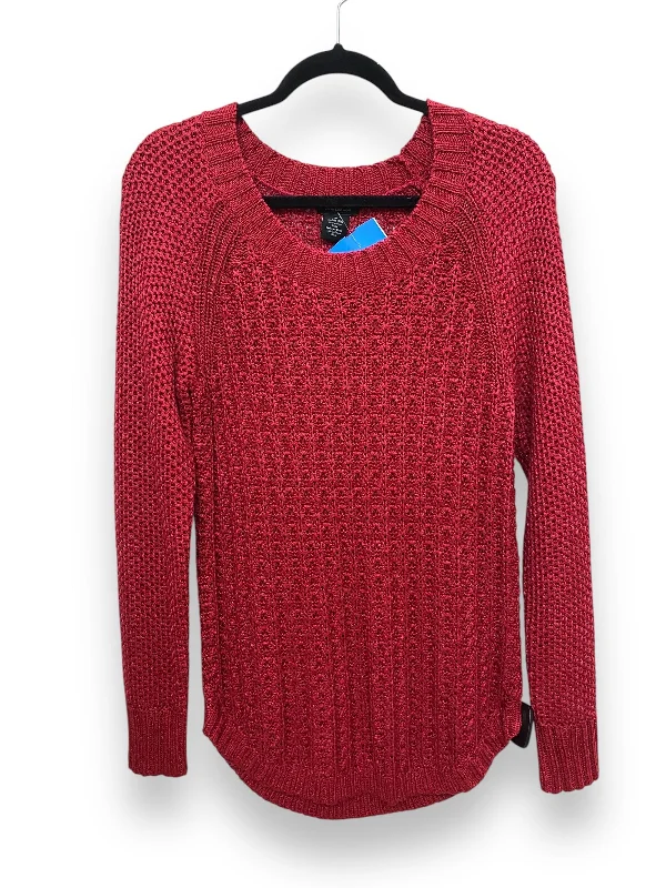 Women's Czech Wool SweatersSweater By Calvin Klein In Red, Size: M