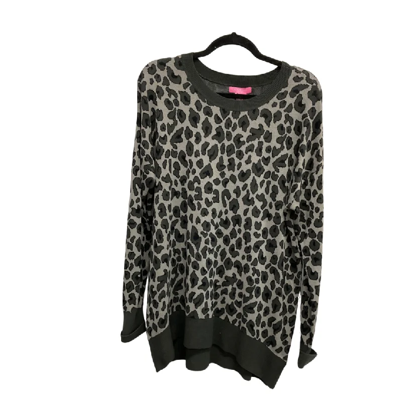 Women's Alpaca SweatersSweater By Isaac Mizrahi In Animal Print, Size: L