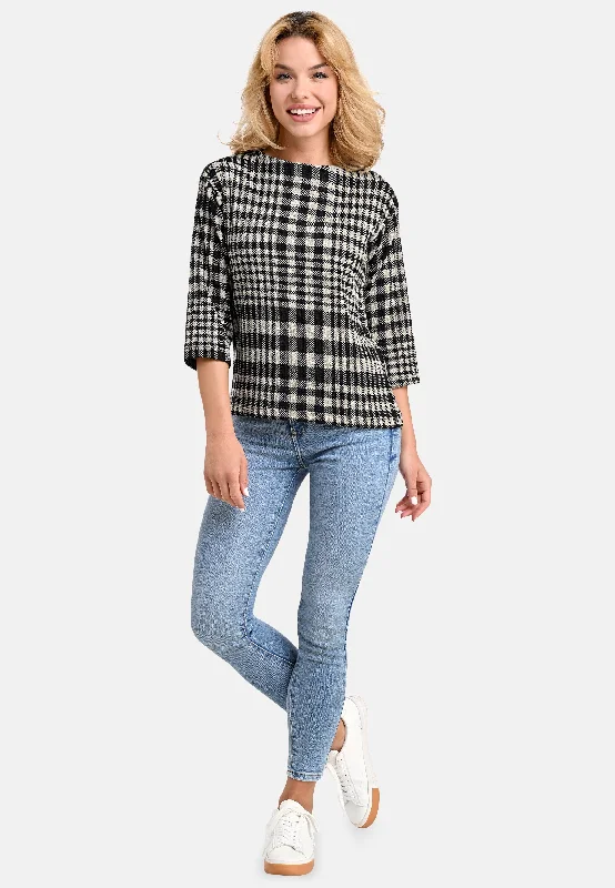 Women's Blouse for SchoolChecked Top