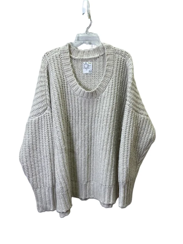 Women's High Collar SweatersSweater By Aerie Offline In Cream, Size: Xl