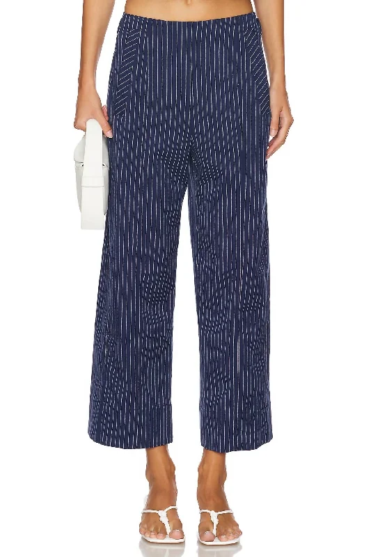 Women's Straight-Leg PantsAcadia Trouser In Blue Combo