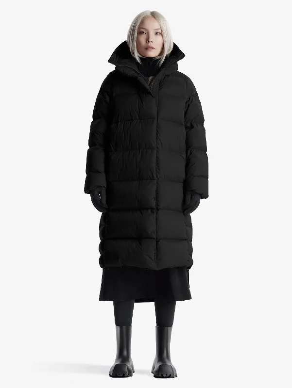 Women's Coats with Fur Trimmed ButtonsParka Imbottito Aitken Nero