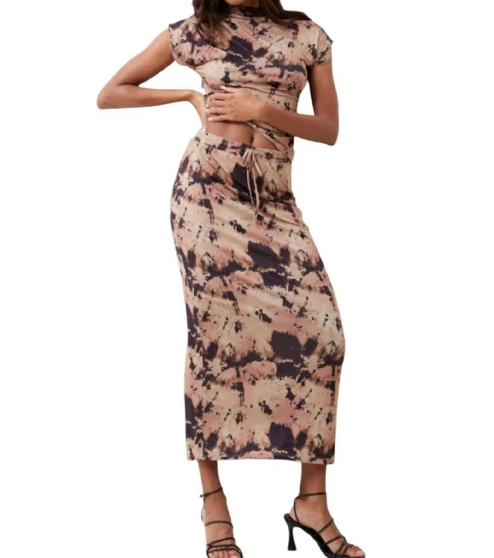 Women's Low-Waisted SkirtsAva Skirt In Mocha Chocoolate