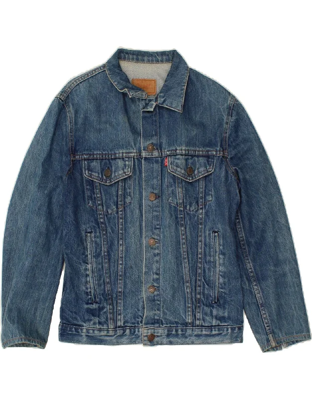 Women's Coats with Fur Trimmed BeltLEVI'S Womens Denim Jacket EU 40 Medium Blue