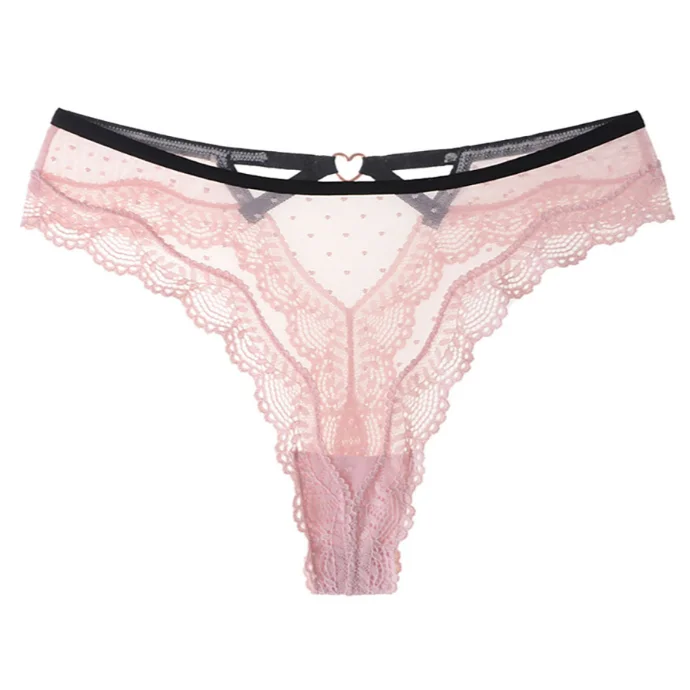 modal fiber breathable pantiesSeamless Sexy Thong Panties - Feminine Lace Design for Intimate Wear