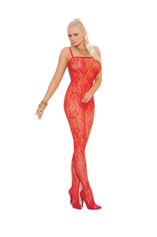 lace-edged camisoles and pantiesElegant Moments Rose Lace Bodystocking EM1610B