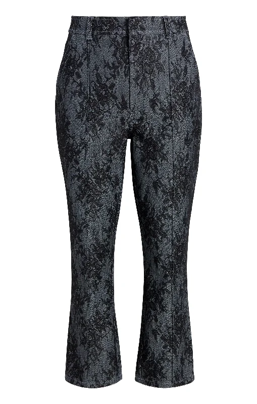 Women's Tapered PantsBonded Lace Cropped Evelyn Pant