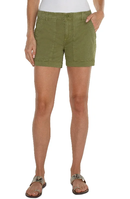 Women's Jodhpurs with Skinny LegUTILITY SHORT WITH FLAP POCKETS