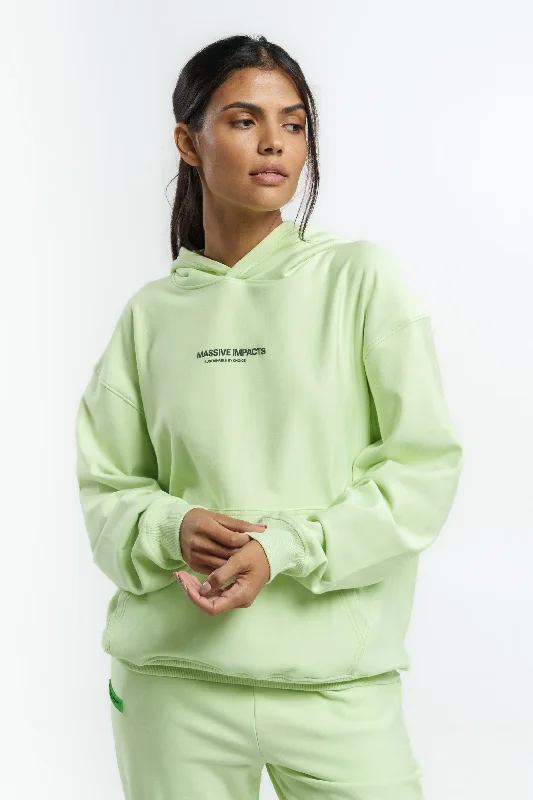 Women's Hooded Sweatshirts with Chevron LiningS3J024MI Organic Cotton & Bamboo Oversized Hoodie