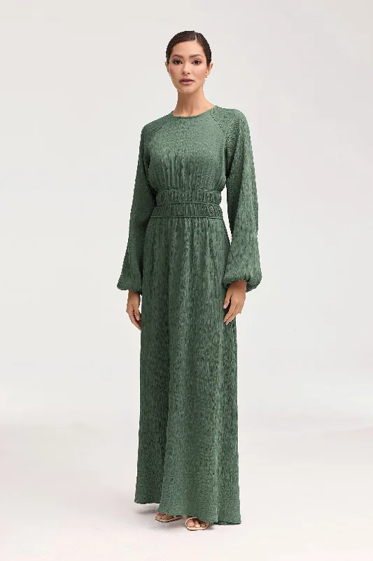 Women's Bell-Sleeve DressesLilliana Banded Waist Maxi Dress - Sage