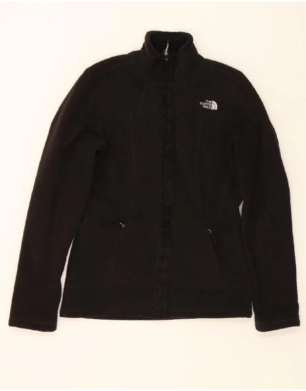 Women's Coats with Fur Trimmed PocketsTHE NORTH FACE Womens Fleece Jacket UK 6 XS Black Polyester