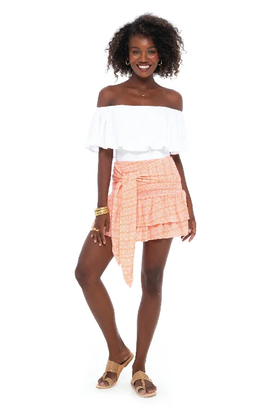 Women's V-Back DressesPsychedelic Mini Skirt