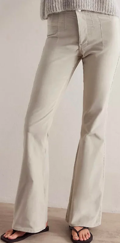 Women's Jodhpurs with Low CollarJayde Flare Corduroys In Mineral