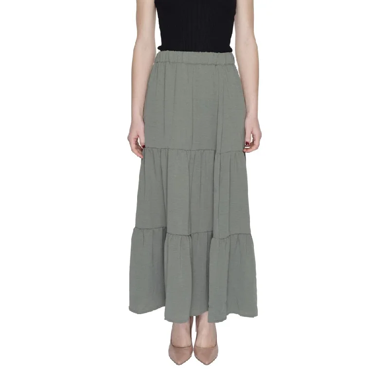 Women's Breathable SkirtsJacqueline De Yong  Polyester Women's Skirt