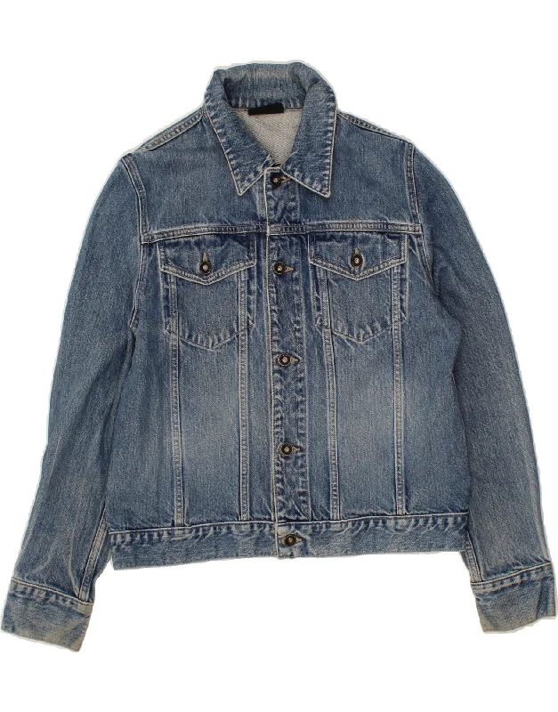 Women's Coats with PocketsDKNY Womens Denim Jacket UK 16 Large Blue Cotton