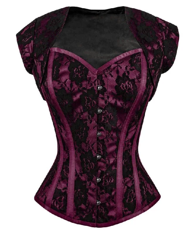 seamless high-leg pantiesYanina Overbust Corset with Bolero Jacket