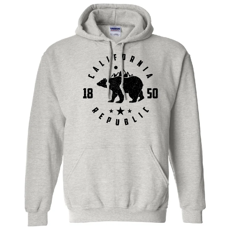 Women's Hooded Sweatshirts with Plush LiningCalifornia Republic Mountains Sweatshirt Hoodie