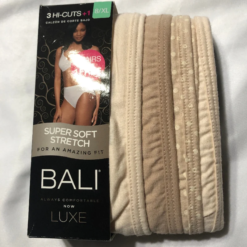 sports bras with mesh ventilationBali 3+1 Bonus Pack Comfort Luxe Hicut Panties Assorted Sz 8 (K883B5)