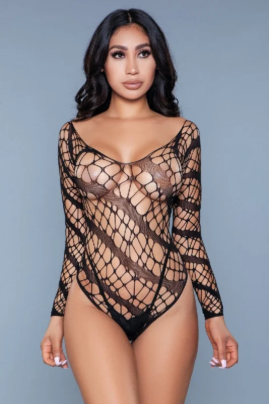 stretch lace high-cut pantiesLet Me Love You Bodysuit