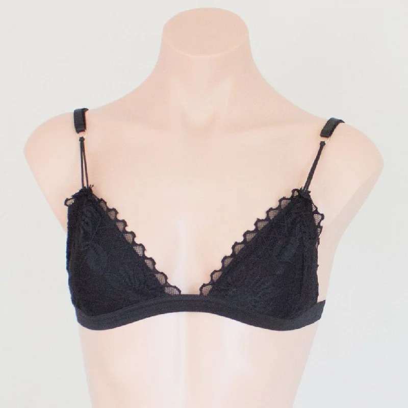 adjustable strap sports brasLaura Bralette - Black