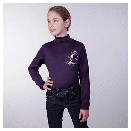 Women's Hooded Sweatshirts with Welt PocketsBR 4 Ever Horses - 'Coldwell' Long Sleeve Shirt - Child