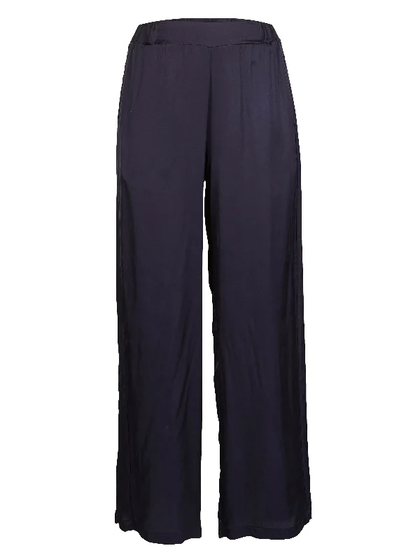 Women's Jodhpurs with High CollarVALINA trousers - Classic Navy