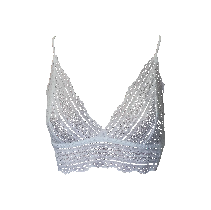 sheer lace lingerie robesRosie Bralette - White