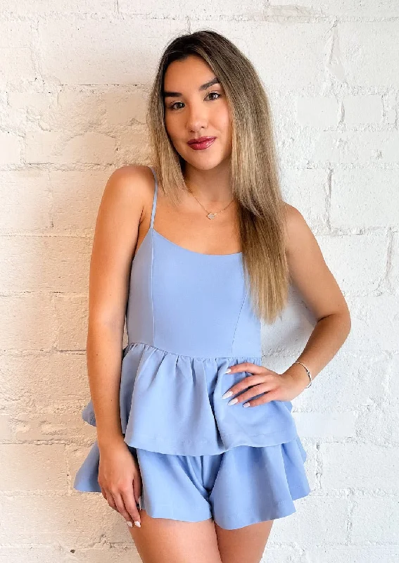 Women's Jumpsuits with Keyhole NeckCocktail Romper