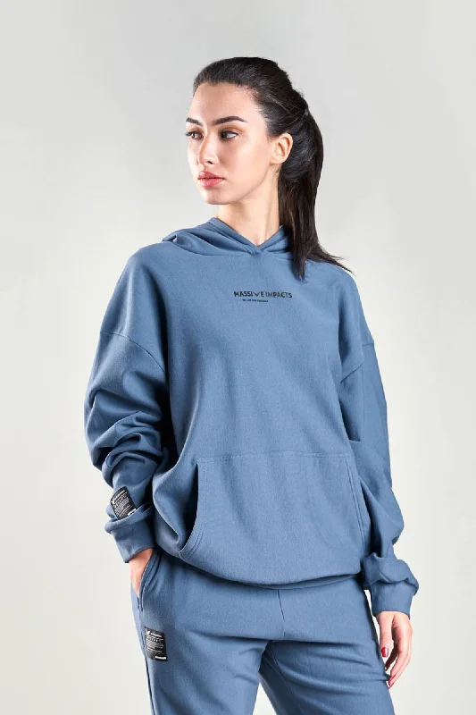 Women's Hooded Sweatshirts with ButtonsJ024MI Organic Cotton & Bamboo Oversized Hoodie