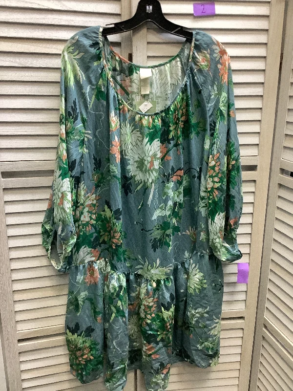 Women's Halter DressesFloral Print Dress Casual Short H&m, Size L