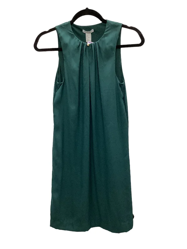 Women's Lapel Collar DressesGreen Dress Casual Short H&m, Size S