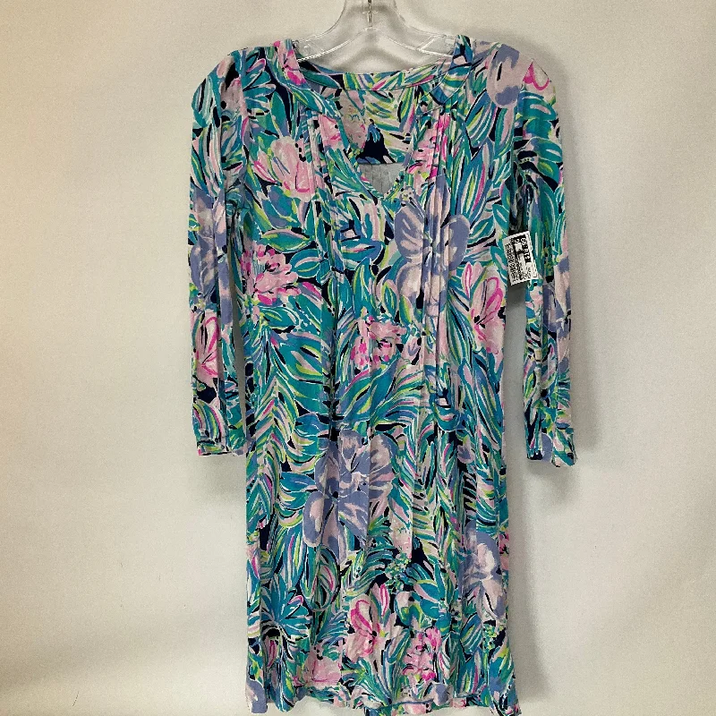 Women's Collarless DressesMulti-colored Dress Casual Short Lilly Pulitzer, Size Xxs