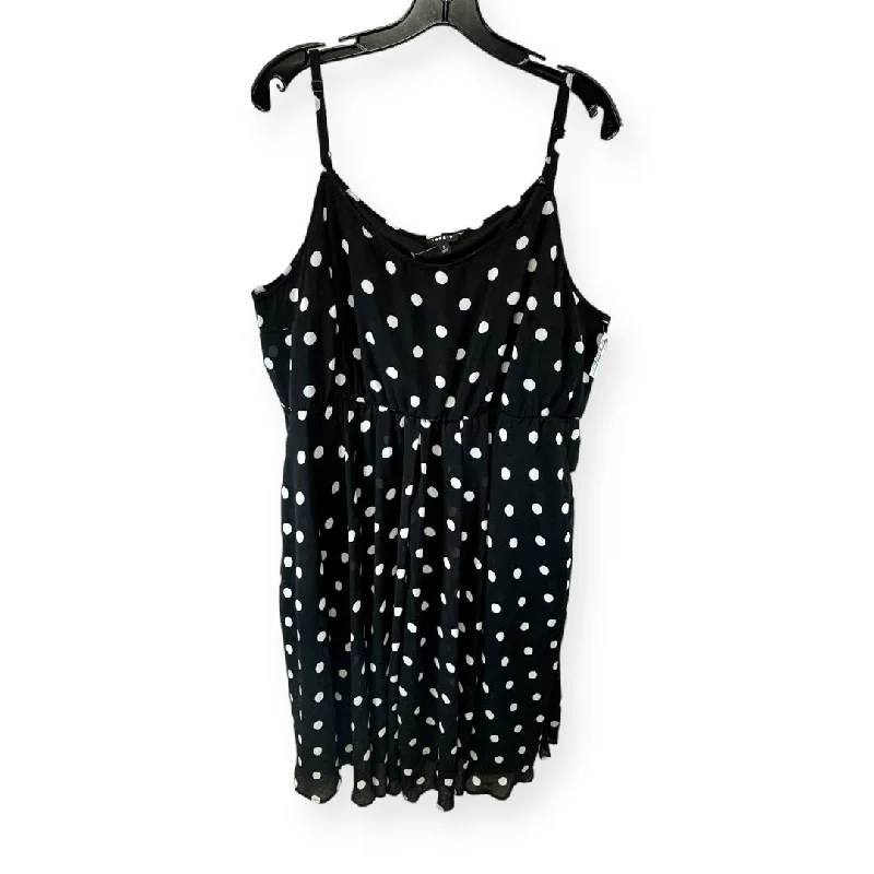 Women's U-Back DressesPolkadot Pattern Dress Casual Short Torrid, Size 3x