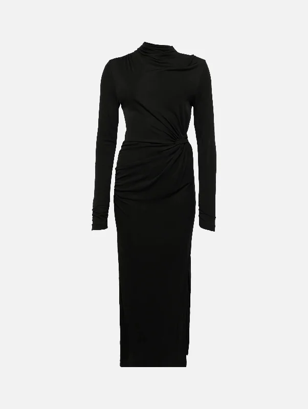 Women's Wide Collar DressesSonja Dress in Black