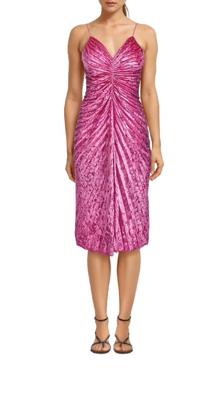 Women's Boat-Neck DressesMarylin Midi Dress In Pink