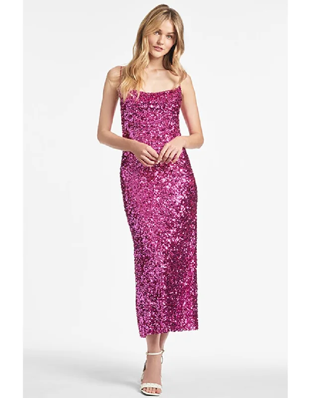 Women's Peter Pan Collar DressesSachin & Babi Sequin Sanza Midi Dress