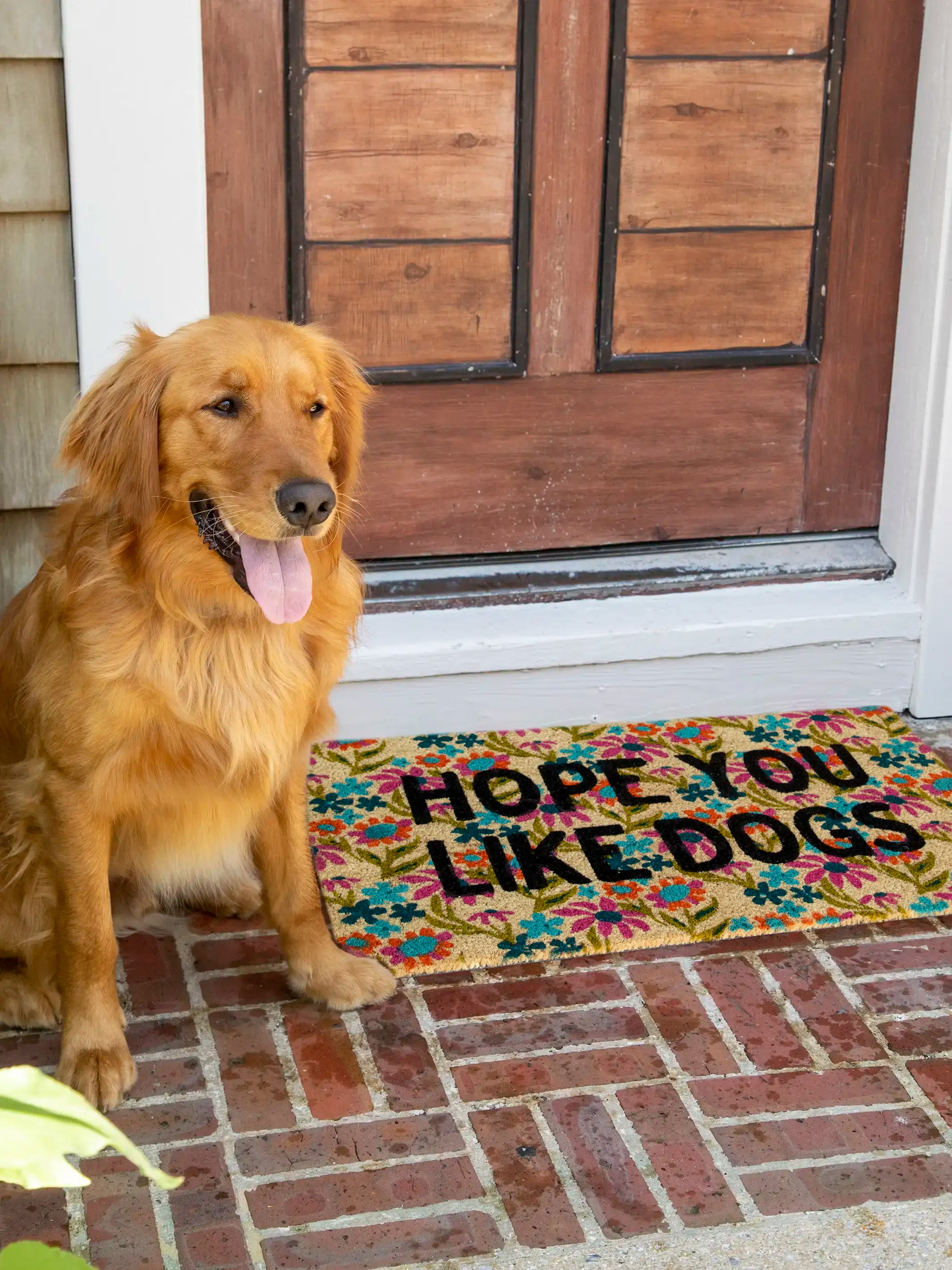 women's pajamas with a touch of eleganceBungalow Doormat - Like Dogs Cream