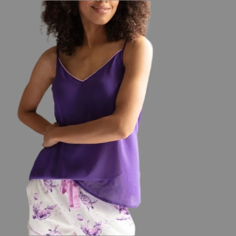 women's pajamas with a stylish cutCyberjammies - Tilley Modal Cami - Purple