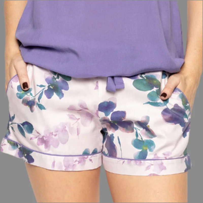 women's pajamas for a night of restCyberjammies - Camilla Print Shorts - Florals